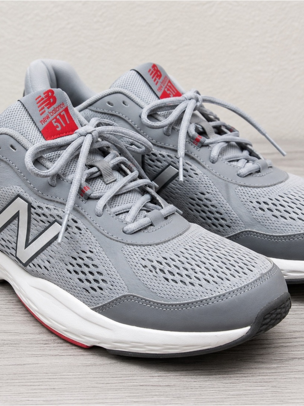New Balance 517 Men's Gray Mesh Running Shoes Size 11 Wide D